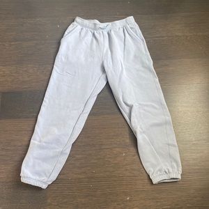 LIGHT BLUE ATHLETA GIRL SWEATPANTS WITH DRAWSTRING AND POCKETS